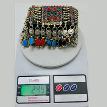 Load image into Gallery viewer, Multicolor Tribal Choker Necklace With Coins
