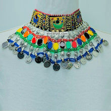 Load image into Gallery viewer, Multicolor Boho Necklace With Dangling Coins