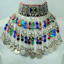 Load image into Gallery viewer, Multicolor Nomadic Gypsy Choker Necklace