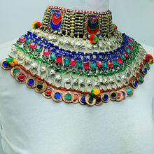 Load image into Gallery viewer, Multicolor Stone Layered Choker Necklace