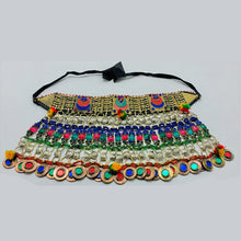 Load image into Gallery viewer, Multicolor Stone Layered Choker Necklace