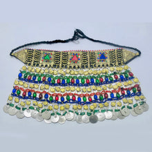 Load image into Gallery viewer, Multicolor Tribal Boho Statement Choker Necklace