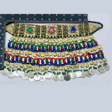 Load image into Gallery viewer, Multicolor Tribal Boho Statement Choker Necklace