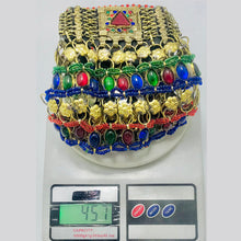 Load image into Gallery viewer, Multicolor Tribal Boho Statement Choker Necklace