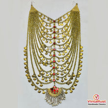 Load image into Gallery viewer, Multilayered Afghan Kuchi Tribal Statement Necklace