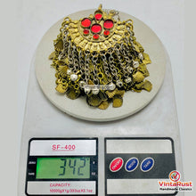 Load image into Gallery viewer, Multilayered Afghan Kuchi Tribal Statement Necklace