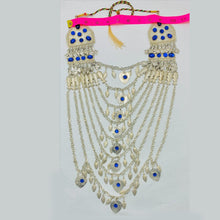 Load image into Gallery viewer, Silver Multilayers Long Bib Necklace
