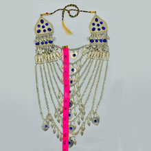 Load image into Gallery viewer, Silver Multilayers Long Bib Necklace