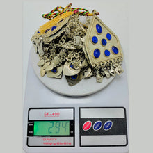 Load image into Gallery viewer, Silver Multilayers Long Bib Necklace