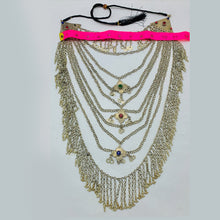 Load image into Gallery viewer, Multilayers Vintage Silver Kuchi Necklace