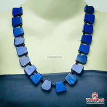 Load image into Gallery viewer, Natural Blue Lapis Lazuli Gemstone Necklace