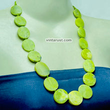 Load image into Gallery viewer, Natural Jade Bead Stone Choker Necklace