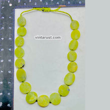 Load image into Gallery viewer, Natural Jade Bead Stone Choker Necklace
