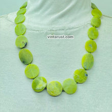 Load image into Gallery viewer, Natural Jade Bead Stone Choker Necklace