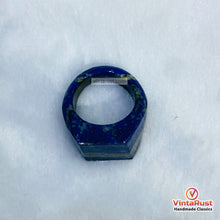 Load image into Gallery viewer, Natural Lapis Lazuli Gemstone Statement Ring