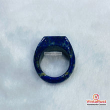 Load image into Gallery viewer, Natural Lapis Lazuli Gemstone Statement Ring
