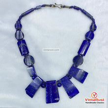 Load image into Gallery viewer, Natural Lapis Lazuli Stone of Wisdom Necklace