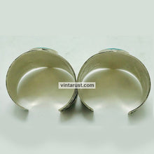 Load image into Gallery viewer, Natural Turquoise Gemstone Cuff Bracelet