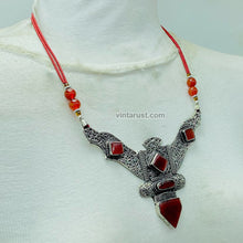 Load image into Gallery viewer, Nepalese Necklace With Triangular Patterned Pendant