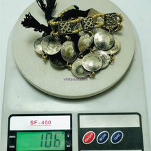 Load image into Gallery viewer, Nomadic Choker Necklace with Silver Coins