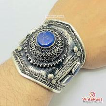 Load image into Gallery viewer, Nomadic Tribal Bracelet With Lapis Lazuli Stone
