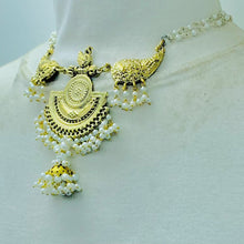 Load image into Gallery viewer, Oxidized Kuchi Golden Choker Necklace