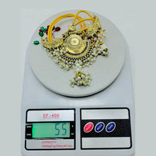 Load image into Gallery viewer, Oxidized Kuchi Golden Choker Necklace