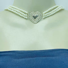 Load image into Gallery viewer, Pearls Beaded Chain Necklace With Earrings