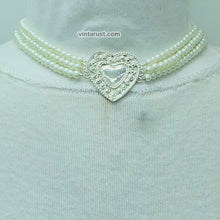 Load image into Gallery viewer, Pearls Beaded Chain Necklace With Earrings