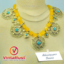 Load image into Gallery viewer, Pearls Stones Vintage Necklace