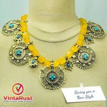 Load image into Gallery viewer, Pearls Stones Vintage Necklace