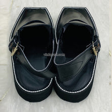 Load image into Gallery viewer, Peshawari Hand Made Leather Black Men's Sandal