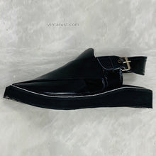 Load image into Gallery viewer, Peshawari Hand Made Leather Black Men's Sandal