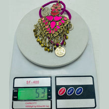 Load image into Gallery viewer, Purple Vintage Coins Pendant Necklace