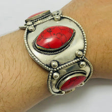 Load image into Gallery viewer, Red Coral Stone Handmade Bracelet