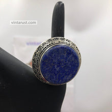 Load image into Gallery viewer, Royal Lapis Stone Statement Ring