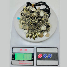 Load image into Gallery viewer, Silver Gypsy Kuchi Necklace With Vintage Coins