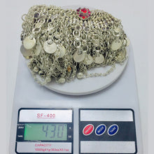 Load image into Gallery viewer, Silver Kuchi Handmade Choker Necklace With Long Bells