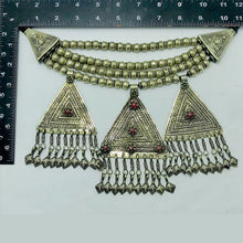 Load image into Gallery viewer, Silver Metal Beaded Chain Layered Necklace