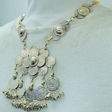 Load image into Gallery viewer, Handmade Vintage Coins Pendant Necklace