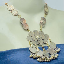 Load image into Gallery viewer, Handmade Vintage Coins Pendant Necklace