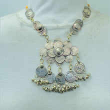 Load image into Gallery viewer, Handmade Vintage Coins Pendant Necklace