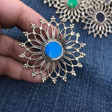Load image into Gallery viewer, Statement Bohemian Tribal Ethnic Ring