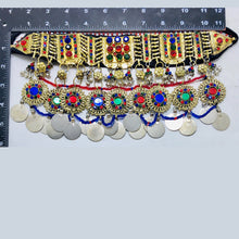 Load image into Gallery viewer, Statement Choker Necklace With Multicolor Glass Stones