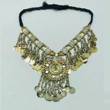 Load image into Gallery viewer, Statement Kuchi Necklace with Coins