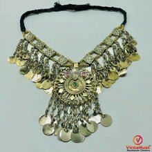 Load image into Gallery viewer, Statement Kuchi Necklace with Coins