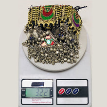 Load image into Gallery viewer, Statement Multicolor Kuchi Choker Necklace