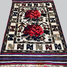 Load image into Gallery viewer, Traditional Handmade Gul Barjista Rug