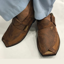 Load image into Gallery viewer, Traditional Handmade Men Tan Casual Sandal