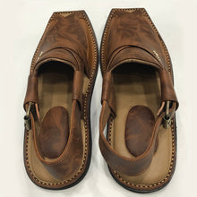 Load image into Gallery viewer, Traditional Handmade Men Tan Casual Sandal